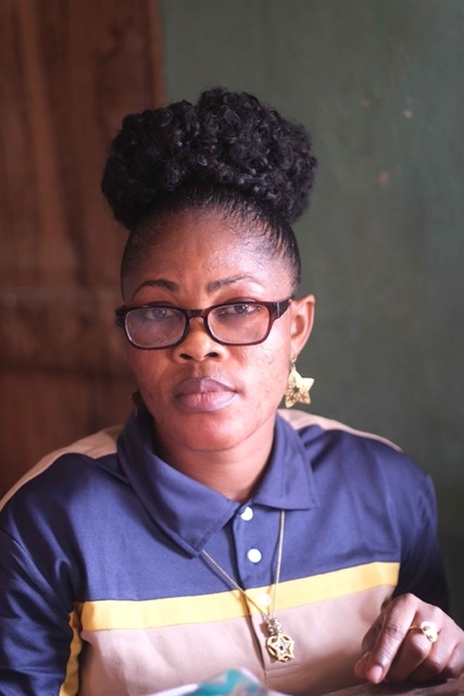 Teacher with glasses
